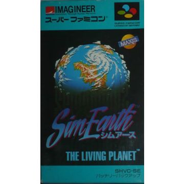 SimEarth The Living Planet-Japans (SNES) Gebruikt
