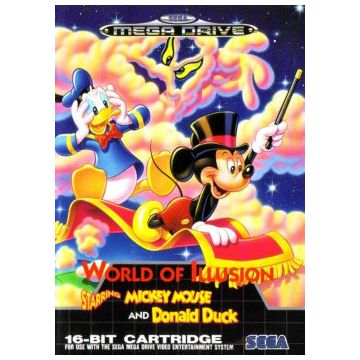 World of Illusion Starring Mickey Mouse & Donald Duck-Standaard (Sega Mega Drive) Gebruikt