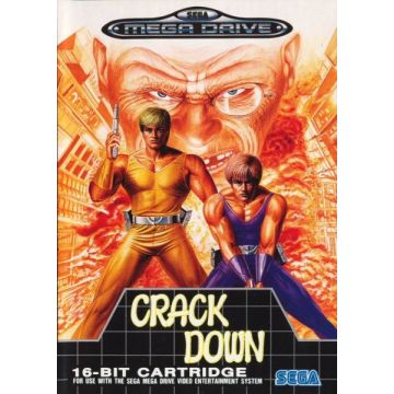 Crack Down-Standaard (Sega Mega Drive) Gebruikt