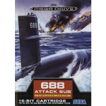 688 Attack Sub-Standaard (Sega Mega Drive) Gebruikt