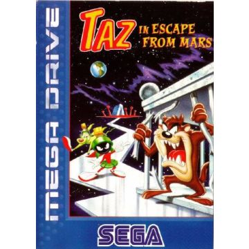 Taz in Escape from Mars-Standaard (Sega Mega Drive) Gebruikt