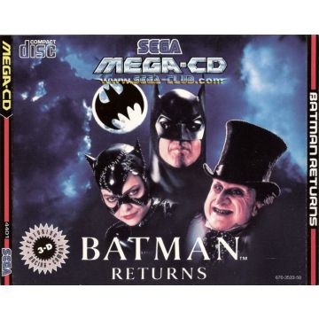Batman Returns Mega CD-Standaard (Sega Mega CD) Gebruikt