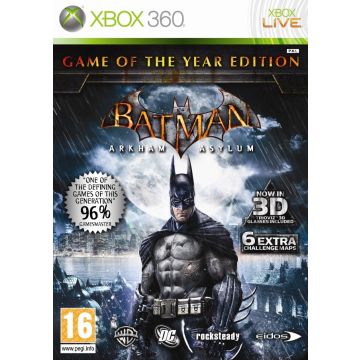 Batman Arkham Asylum-Game of the Year Edition (Xbox 360) Gebruikt
