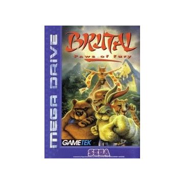 Brutal Paws of Fury-Standaard (Sega Mega Drive) Gebruikt
