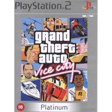 Grand Theft Auto Vice City-Platinum (PlayStation 2) Gebruikt