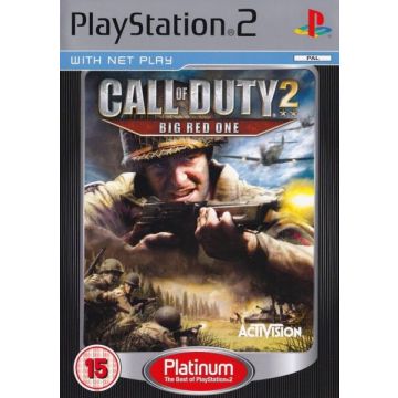 Call of Duty 2 Big Red One-Platinum (PlayStation 2) Gebruikt
