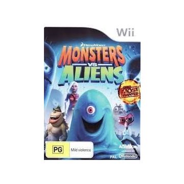 Monsters vs. Aliens-Standaard (Wii) Gebruikt