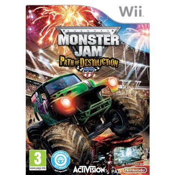 Monster Jam Path of Destruction-Standaard (Wii) Gebruikt