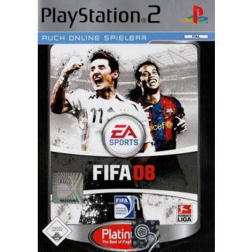 FIFA 08-Platinum Duits (PlayStation 2) Gebruikt