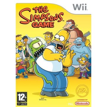The Simpsons Game-Standaard (Wii) Gebruikt