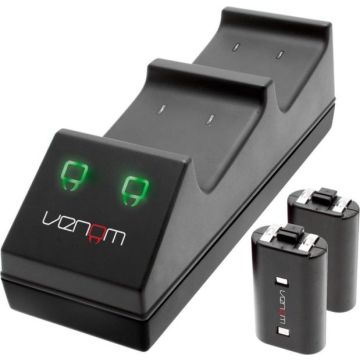 Venom Twin Docking Station-Zwart (Xbox One) Nieuw