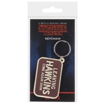 Pyramid Int. Stranger Things Rubberen Sleutelhanger-Leaving Hawkins (Diversen) Nieuw