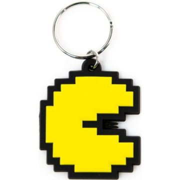 Pyramid Int. Pac-Man Rubberen Sleutelhanger-Pixel Pac-Man (Diversen) Nieuw