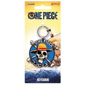 Pyramid Int. One Piece Live Action Rubberen Sleutelhanger-Straw Hat Crew Icon (Diversen) Nieuw