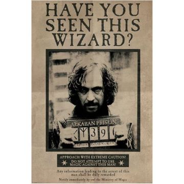 Hole in the Wall Harry Potter Maxi Poster-Wanted Sirius Black (Diversen) Nieuw