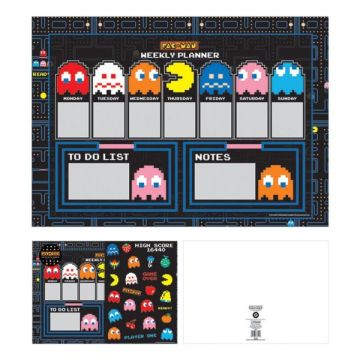 Pyramid Int. Pac-Man High Score A4 Desk Planner & Stickers-Standaard (Diversen) Nieuw