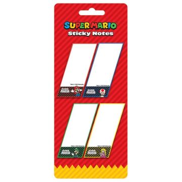 Pyramid Int. Super Mario Sticky Note Set-Mario / Toad / Luigi / Peach (Diversen) Nieuw