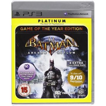 Batman Arkham Asylum-Game of the Year Edition Platinum (PlayStation 3) Gebruikt