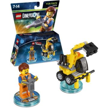 LEGO Dimensions Fun Pack The LEGO Movie-Emmet (Diversen) Gebruikt