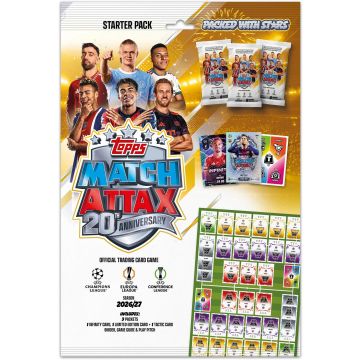 Topps Match Attax 20th Anniversary 2026/27-Starter Pack (Diversen) Nieuw
