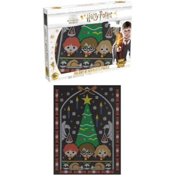 Winning Moves Harry Potter Holiday at Hogwarts Puzzel 1000 Pieces-Standaard (Diversen) Nieuw