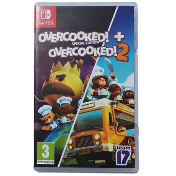 Overcooked! Special Edition + Overcooked! 2-Double Pack (Switch) Nieuw