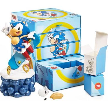 Numskull Sonic the Hedgehog Countdown Character Model Kit 24-Days Advent Calendar-Sonic (Diversen) Nieuw