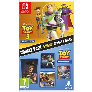 Toy Story Retro Round Up! + Toy Story 3 Complete Edition Double Pack-Standaard (Switch) Nieuw