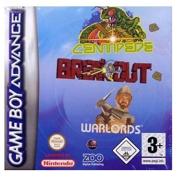 Centipede & Breakout & Warlords-Standaard (GBA) Gebruikt