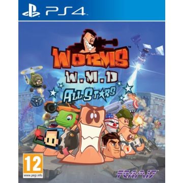 Worms Weapons of Mass Destruction-Standaard (PlayStation 4) Gebruikt