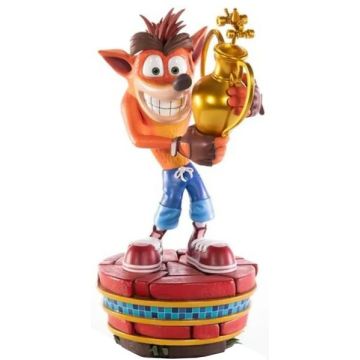 F4F Crash Team Racing Nitro-Fueled Statue-Crash (Winner) 52CM (Diversen) Nieuw
