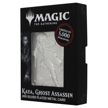 FaNaTtiK Magic the Gathering Limited Edition .999 Silver Plated Metal Card-Kaya (Diversen) Nieuw