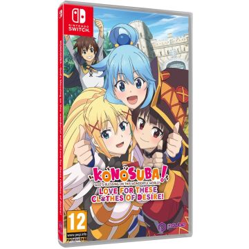 KonoSuba God's Blessing on this Wonderful World! Love for These Clothes of Desire!-Standaard (Switch) Nieuw