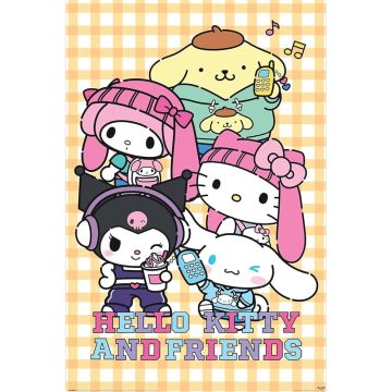 Hole in the Wall Hello Kitty Maxi Poster-Pop (Diversen) Nieuw