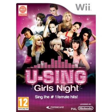 U-Sing Girls Night-Alleen Game (Wii) Gebruikt