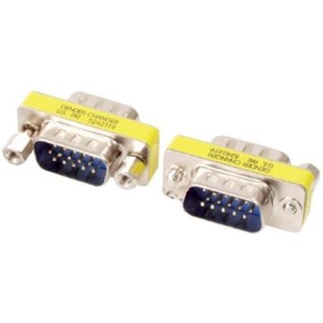 Merkloos VGA Mini Gender Changer-Male naar Male (Diversen) Nieuw