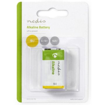 Nedis Alkaline 9V Batterij-Standaard (Diversen) Nieuw