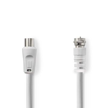 Nedis Coax Kabel 1.5 Meter-Wit (Diversen) Nieuw