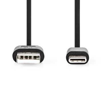 Nedis USB 2.0 Kabel USB-C naar USB-A-2M (Diversen) Nieuw