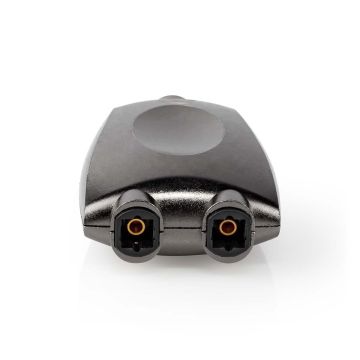 Nedis TosLink Digital Audio Splitter 1x Female naar 2x Female-Standaard (Diversen) Nieuw