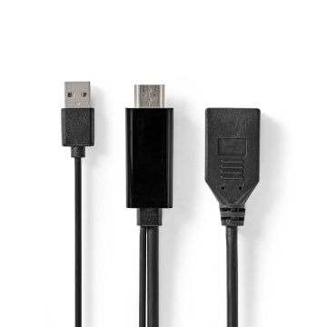 Nedis HDMI Adapter HDMI Male naar DisplayPort Female-Standaard (Diversen) Nieuw