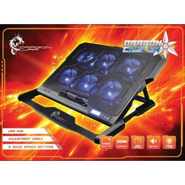 Dragon War Dragon Cooler Cooling USB Stand-Zwart (PC) Nieuw