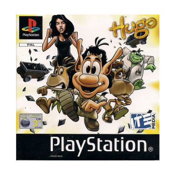 Hugo Black Diamond Fever-Standaard (PlayStation 1) Gebruikt