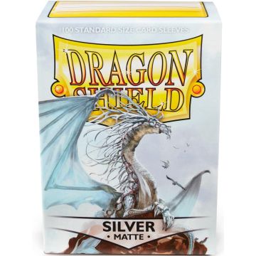 Arcane Tinmen Dragon Shield Standard Sleeves-Silver (Matte) (Diversen) Nieuw