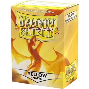 Arcane Tinmen Dragon Shield Standard Sleeves-Yellow (Matte) (Diversen) Nieuw