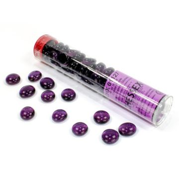 Chessex Gaming Stones Tube 40+ Pieces-Crystal (Purple) (Diversen) Nieuw
