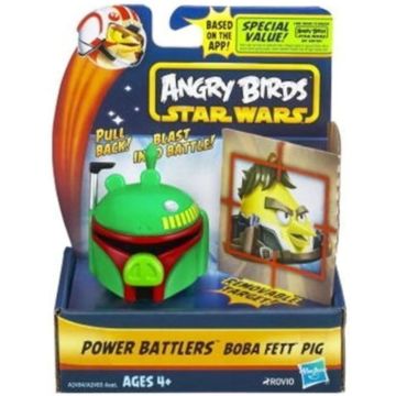 Hasbro Angry Birds Star Wars Power Battlers-Boba Fett Pig (Diversen) Nieuw