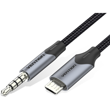 Vention Micro USB Male to TRRS 3.5mm Male Audio Cable 2M-Standaard (Diversen) Nieuw