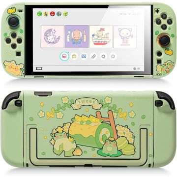 GeekShare Protective Case for Switch 2-Matcha Froggy (Switch 2) Nieuw