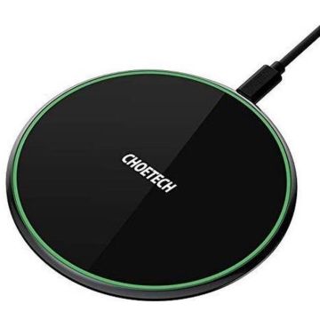 ChoeTech Fast Wireless Charging Pad 15W-Standaard (Phones) Nieuw